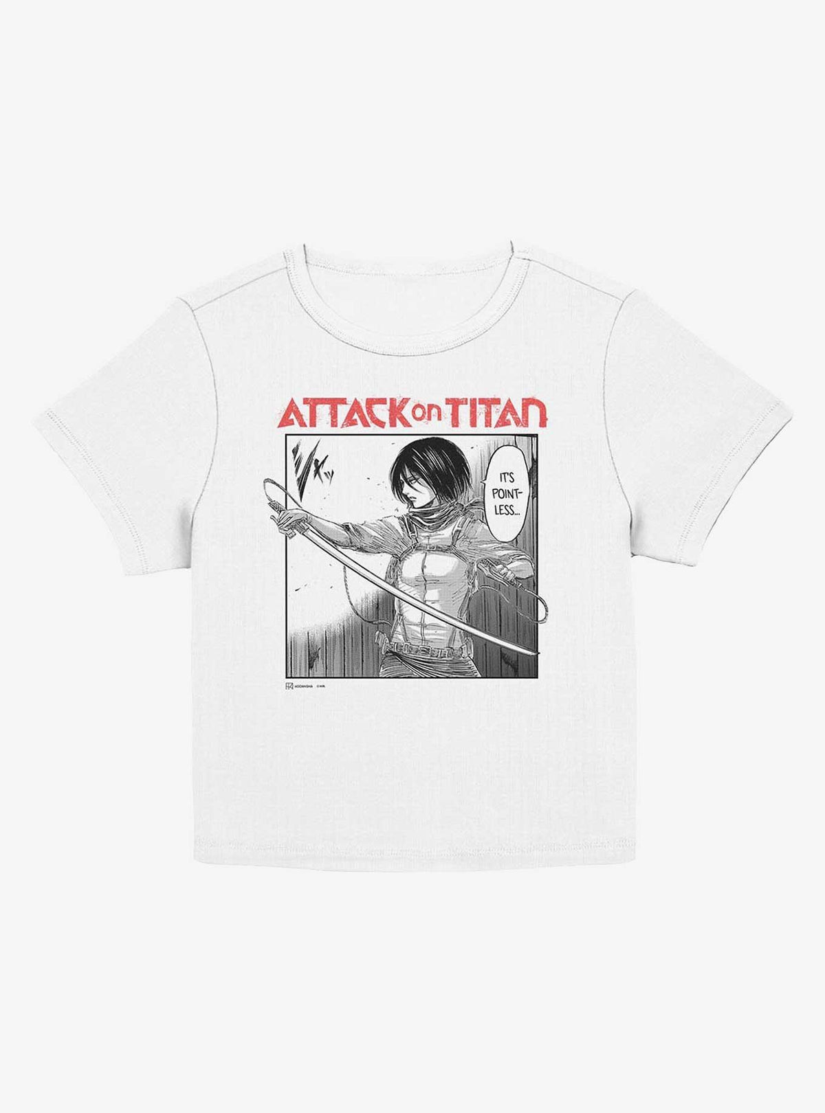 Attack on Titan Mikasa Manga Girls Baby T-Shirt