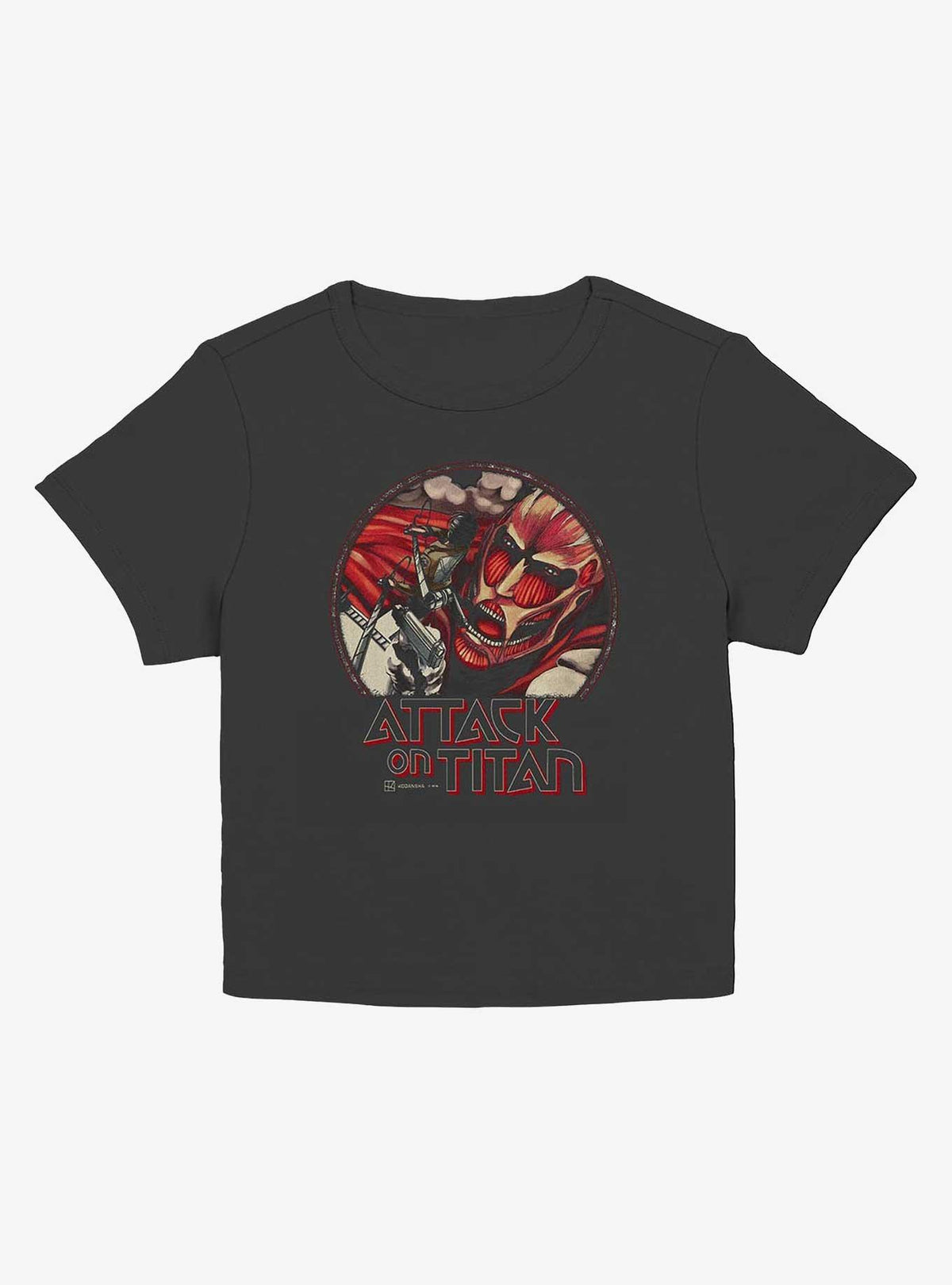 Attack on Titan Eren Yeager Vs Colossal Comic Cover Girls Baby T-Shirt
