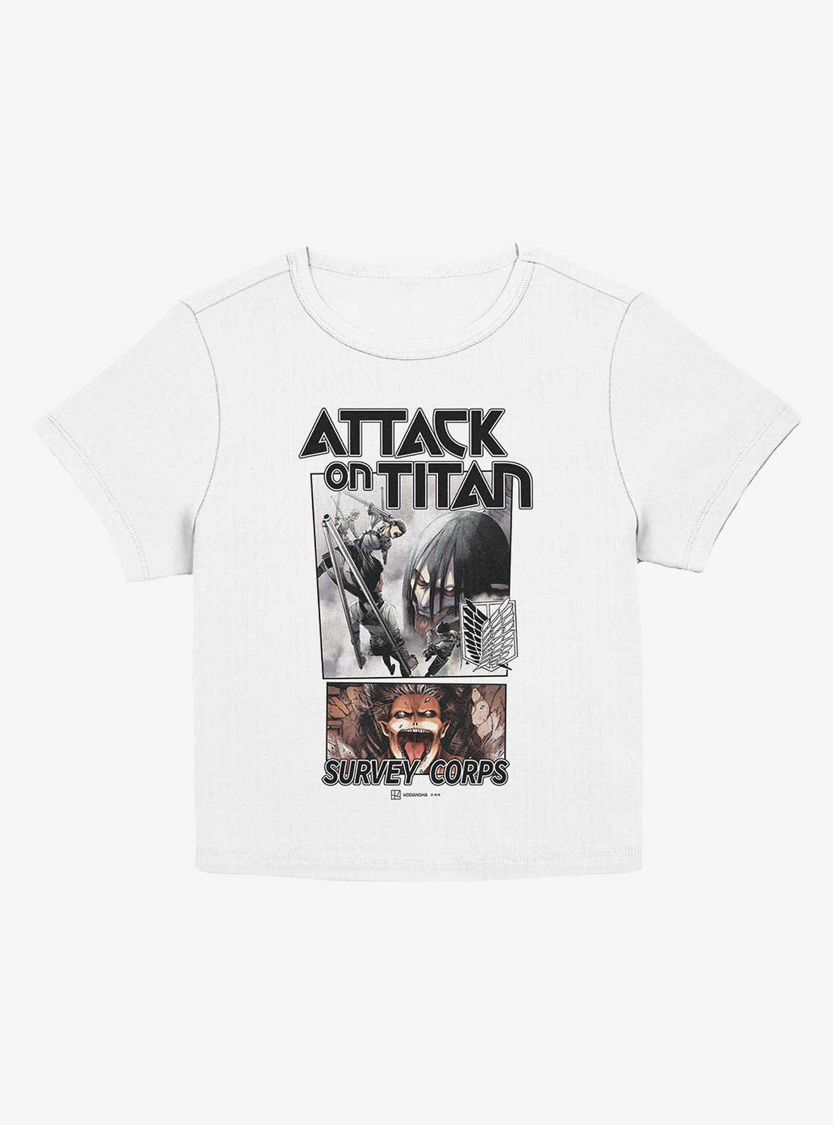 Attack on Titan Attack Panels Girls Baby T-Shirt