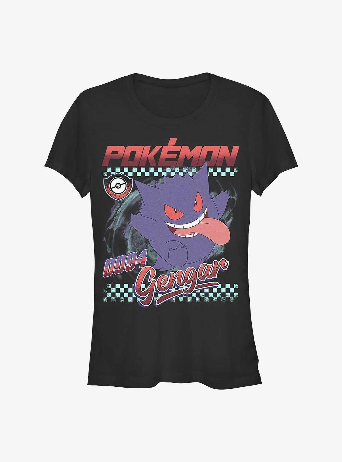 Pokemon Gengar Racer Girls T-Shirt