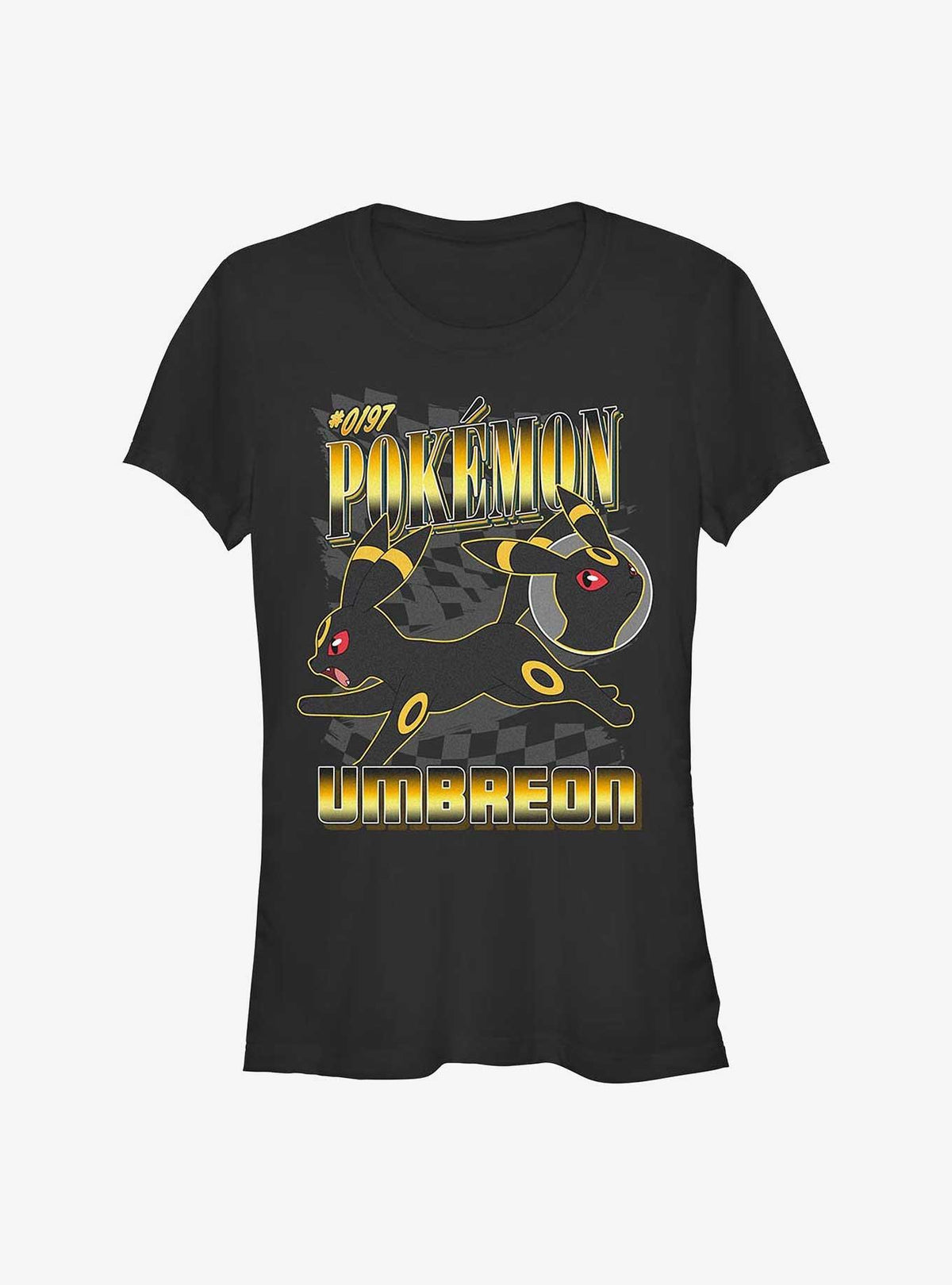 Pokemon Umbreon Check Girls T-Shirt