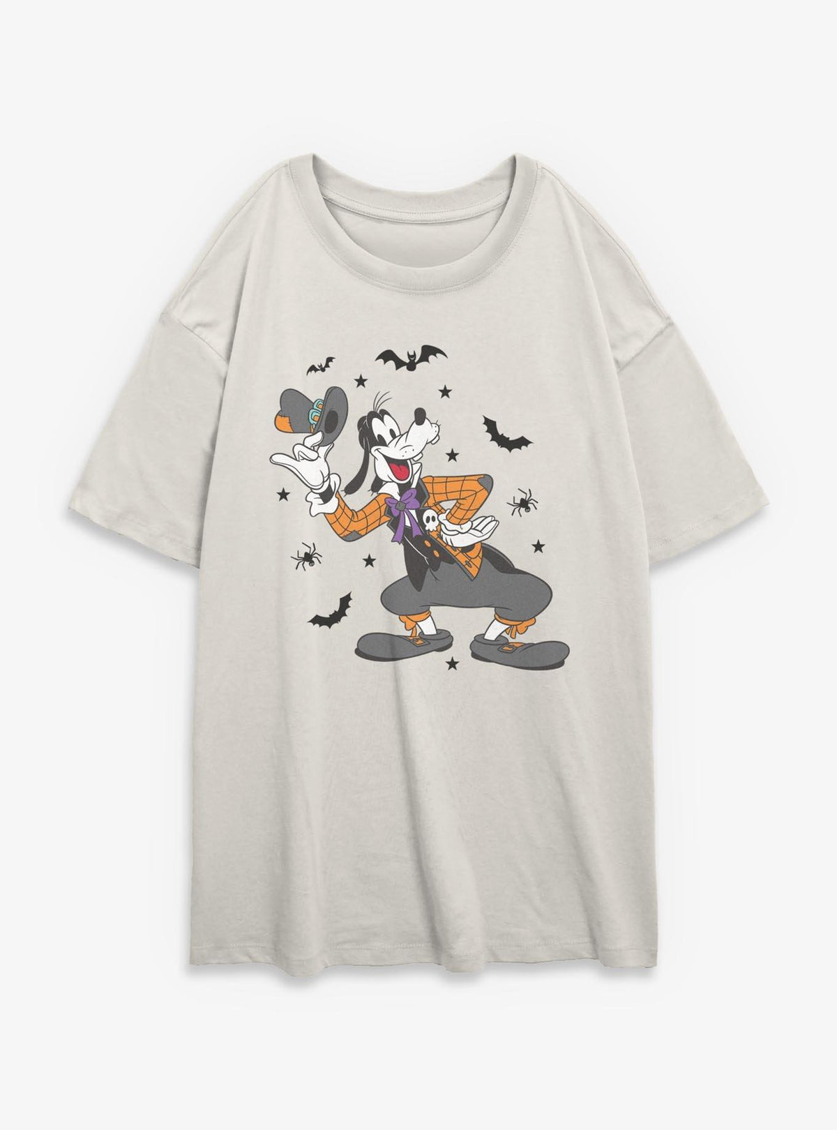 Disney Goofy Halloween Goofy Girls Oversized T-Shirt