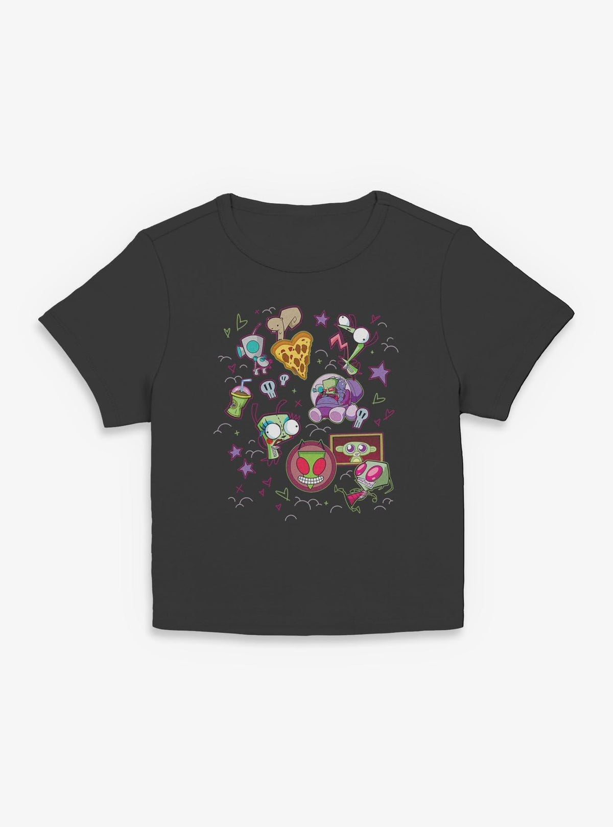 Invader ZIM Stickers Girls Baby T-Shirt