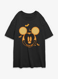 Disney Mickey Mouse Mickey Pumpkin Girls Oversized T-Shirt