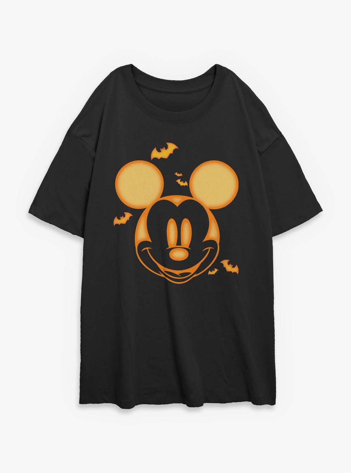 Disney Mickey Mouse Mickey Pumpkin Girls Oversized T-Shirt