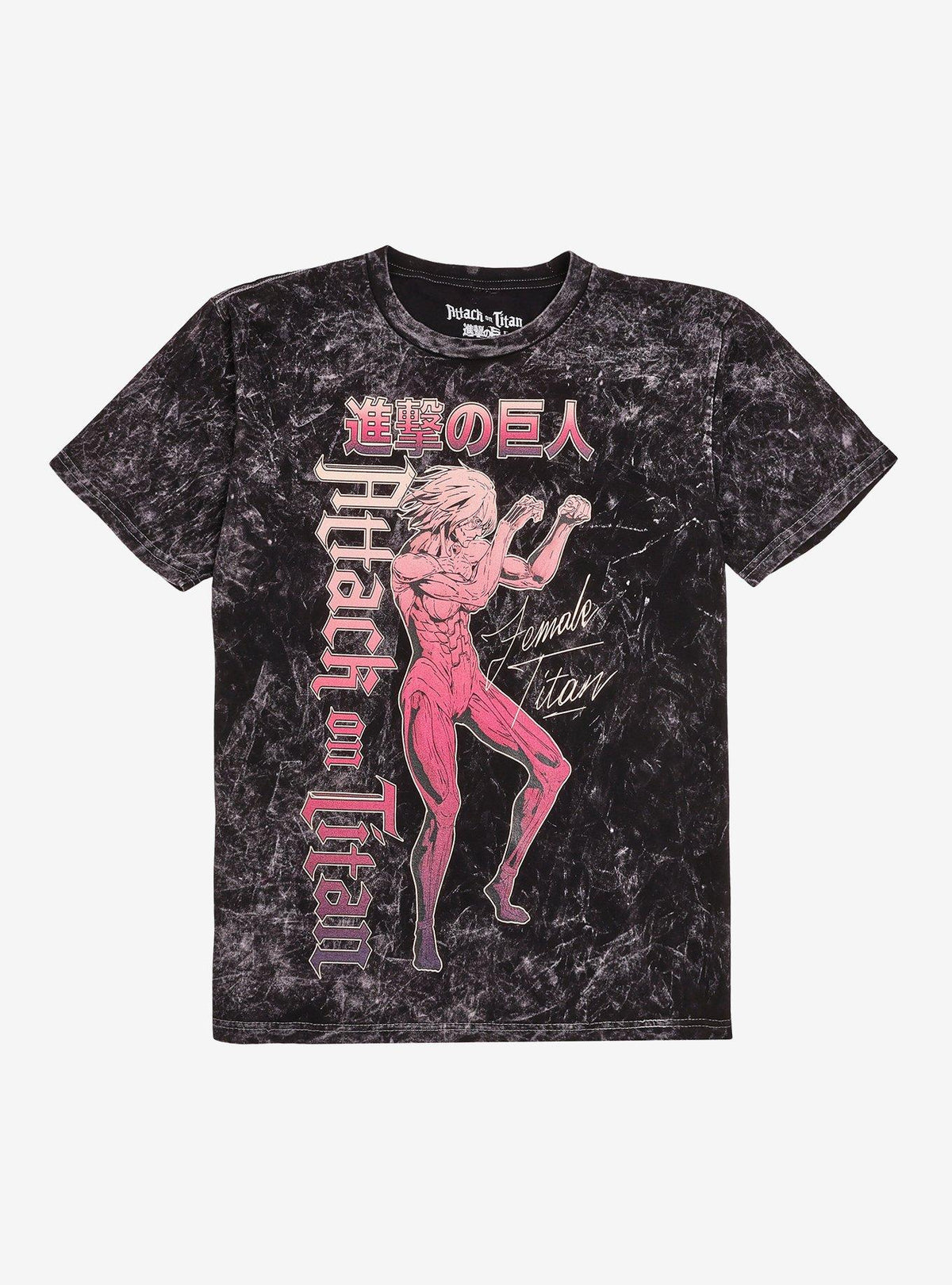 Attack On Titan Female Titan Dark Wash T-Shirt