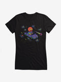 Smiling Friends In Space Girls T-Shirt
