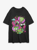 Invader ZIM I Love Doom Gir Girls Oversized T-Shirt