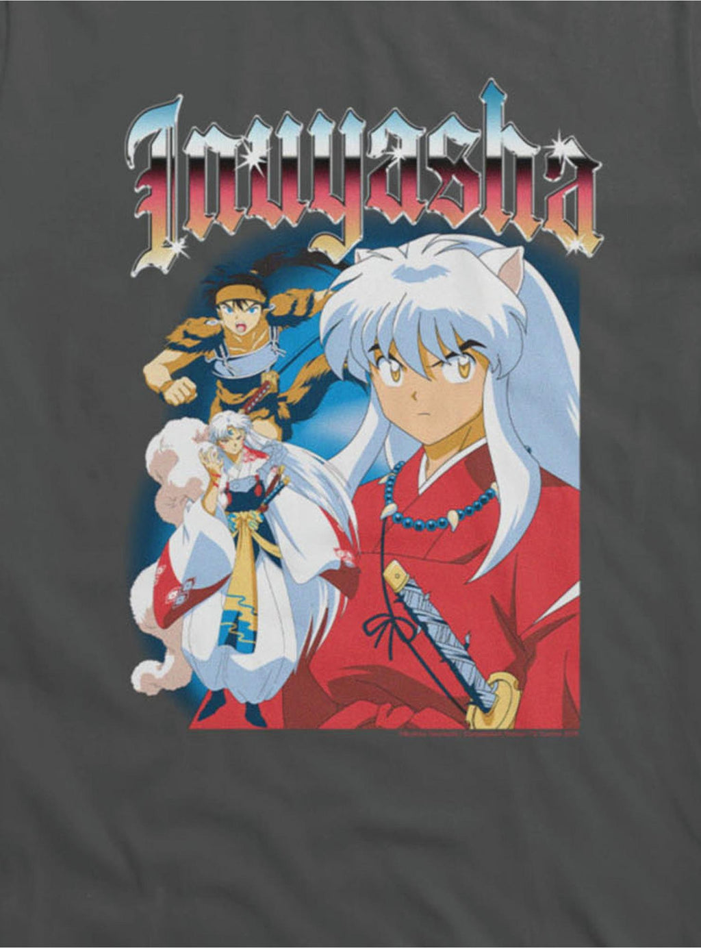 InuYasha Rock Style Letters Girls T-Shirt