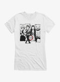 Demon Slayer Black And White Panels Girls T-Shirt