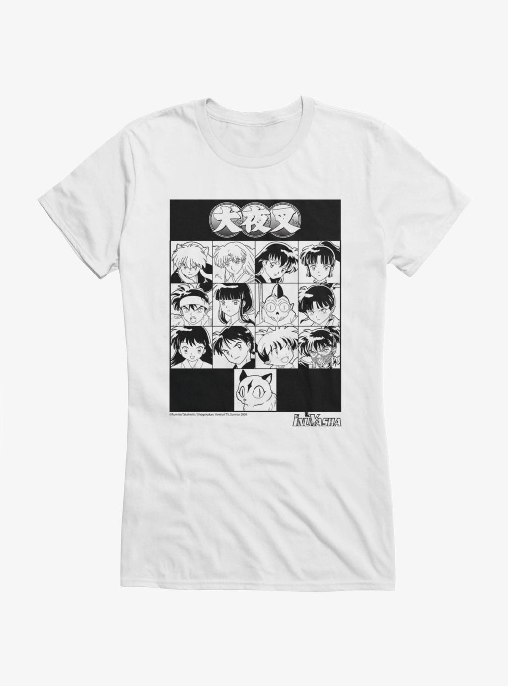 InuYasha Character Squares Girls T-Shirt