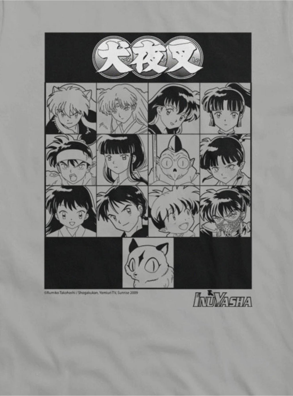 InuYasha Character Squares Girls T-Shirt