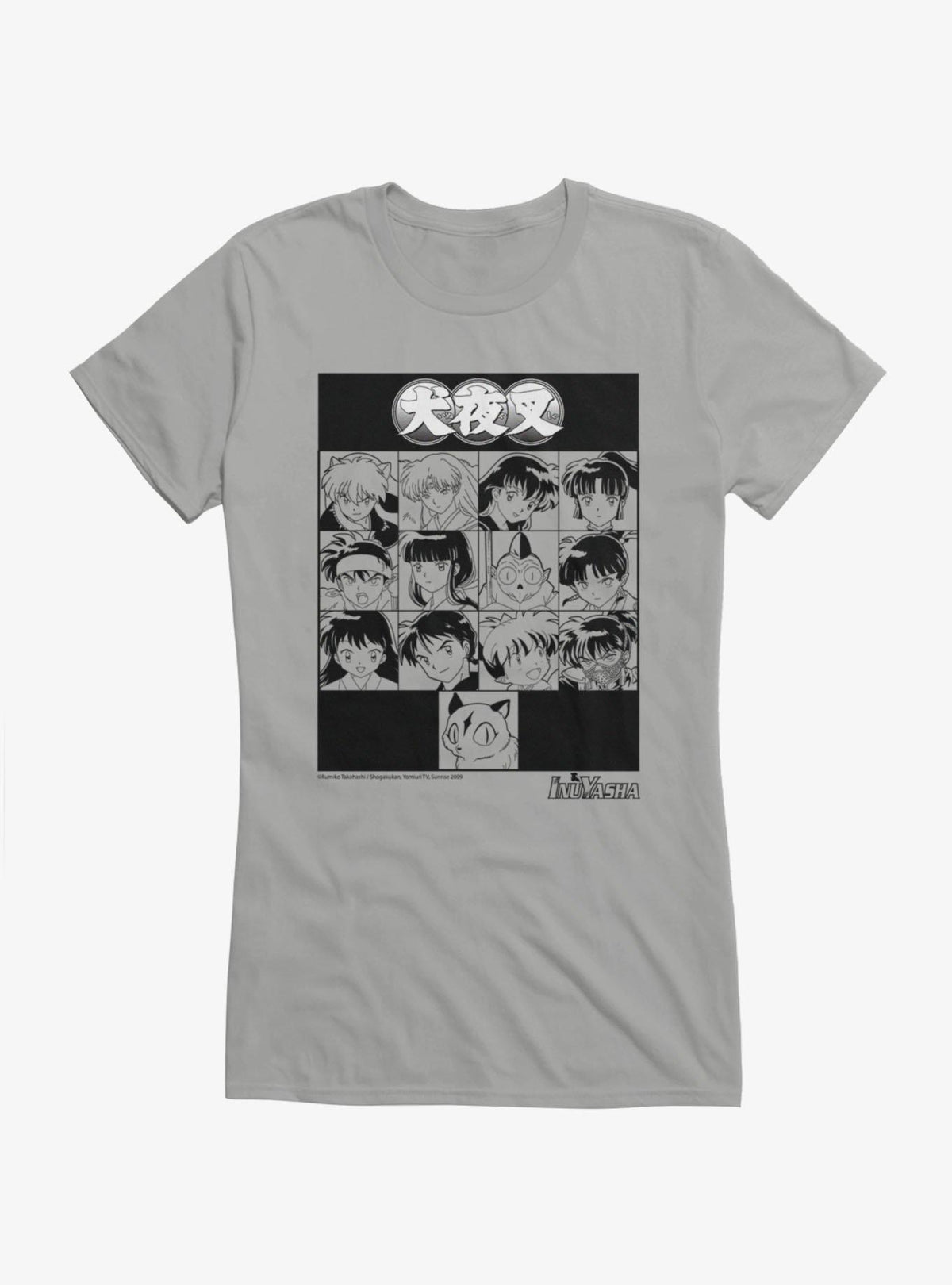 InuYasha Character Squares Girls T-Shirt