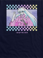 InuYasha Checkered Portrait Girls T-Shirt