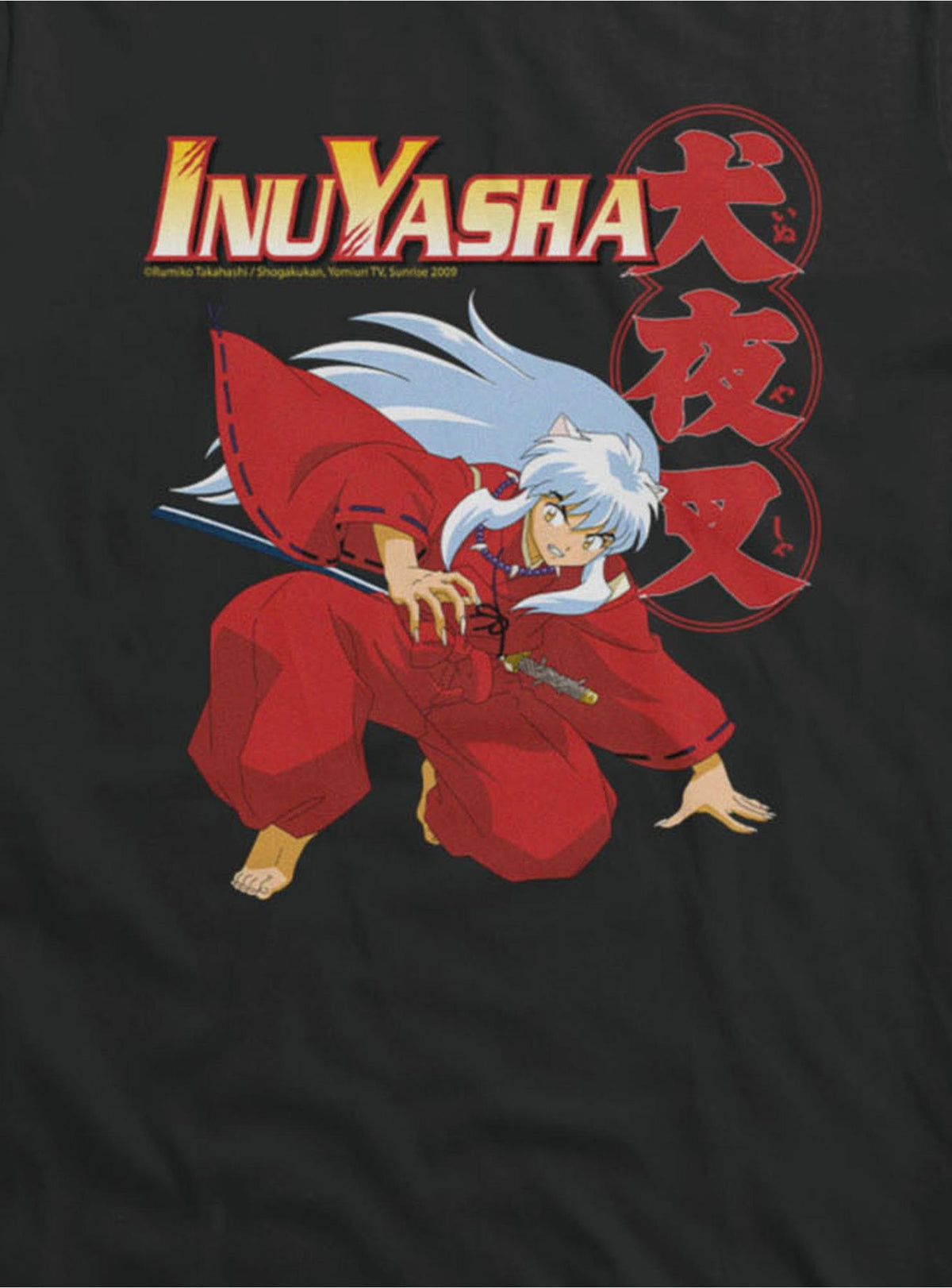 InuYasha Fighting Stance Girls T-Shirt