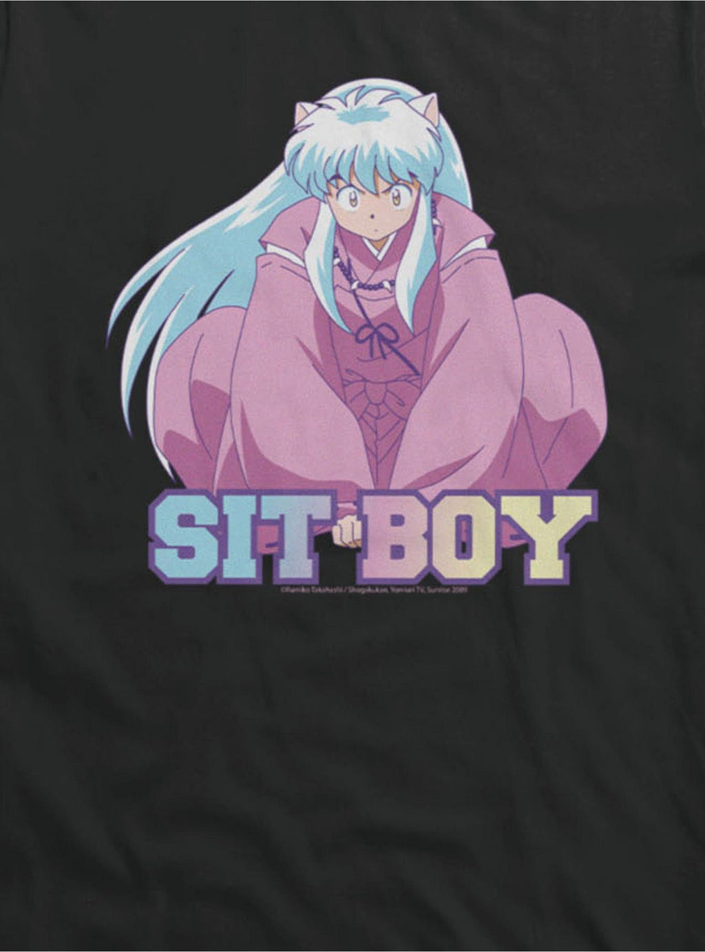 InuYasha Sit Boy Pastels Girls T-Shirt