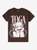 My Hero Academia Toga Portrait Brown T-Shirt