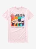 Jujutsu Kaisen First Years Rainbow Chibi T-Shirt