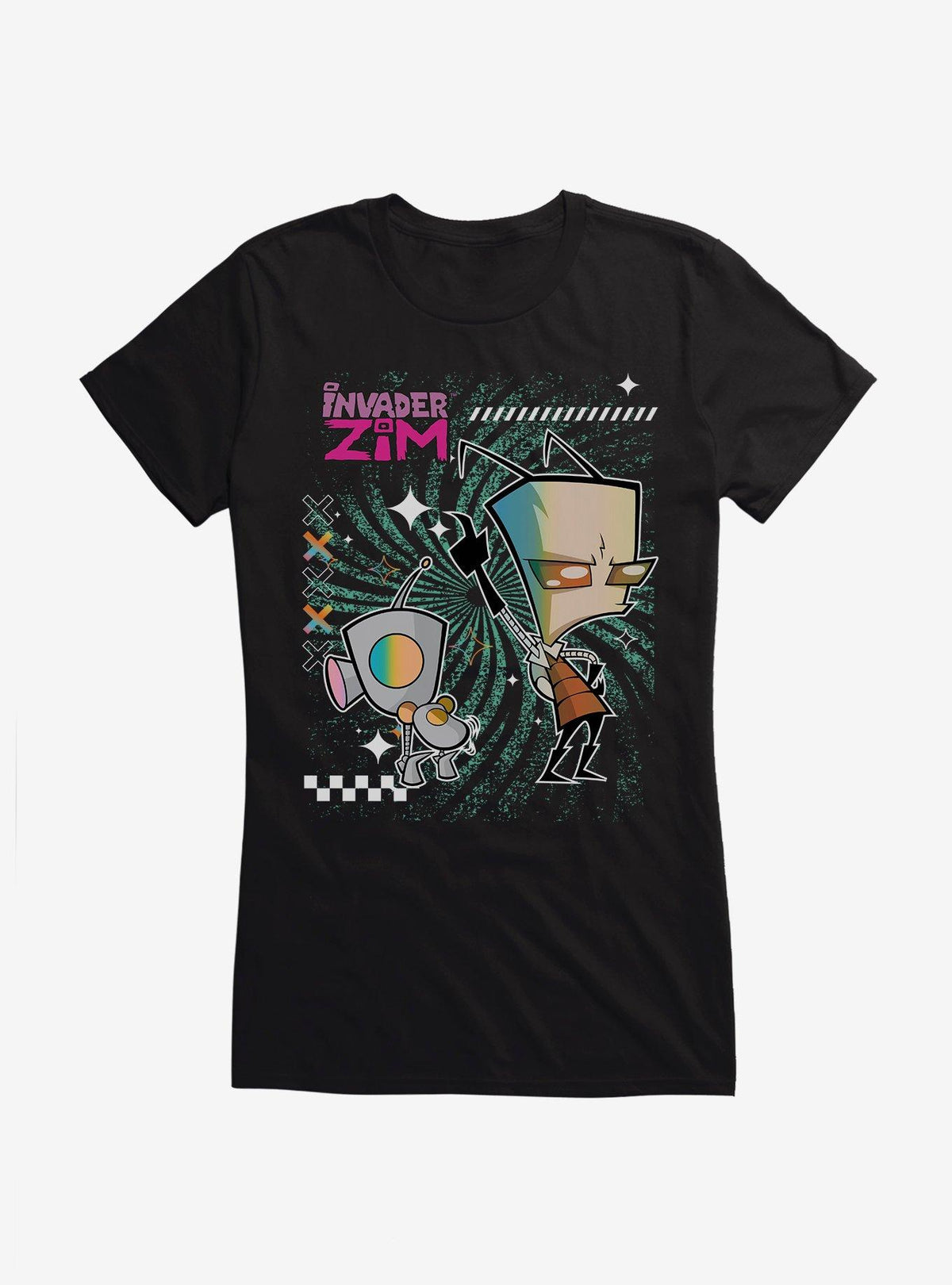 Invader Zim And GIR Dancing Girls T-Shirt