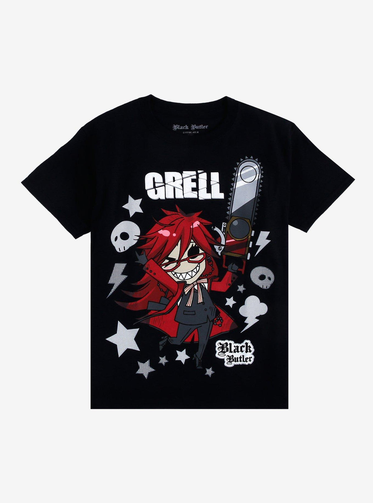 Black Butler Grell Chibi T-Shirt