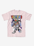 DC Comics Teen Titans Group Pink T-Shirt