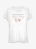 Disney Mickey Mouse Disney And Coffee Mom Girls T-Shirt