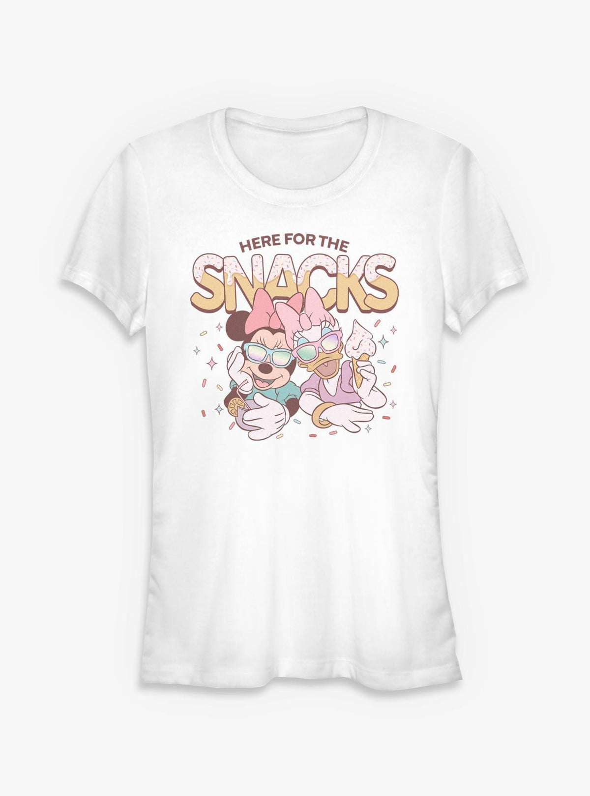 Disney Mickey Mouse Here For Snacks Girls T-Shirt