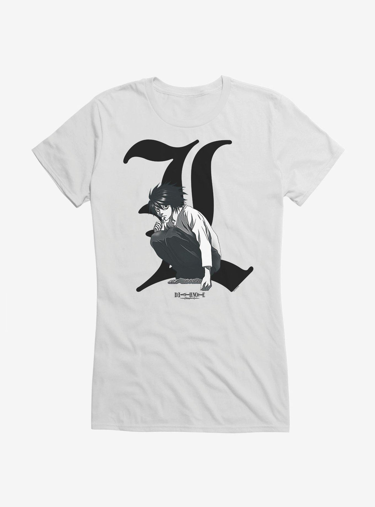 Death Note L Portrait Girls T-Shirt