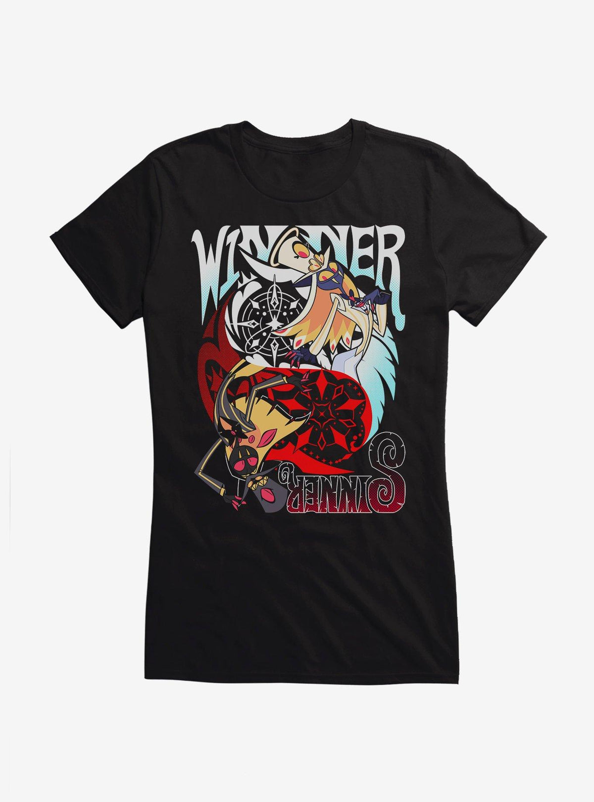 Hazbin Hotel Sir Pentious Duo Girls T-Shirt