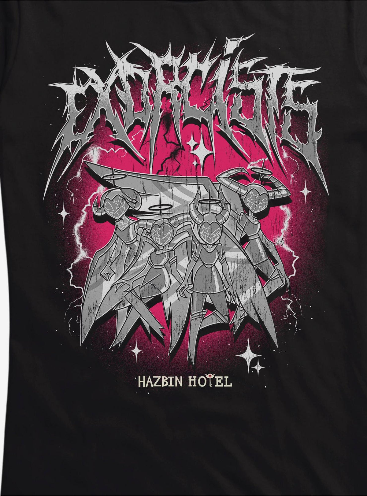 Hazbin Hotel Exorcists Metal Girls T-Shirt