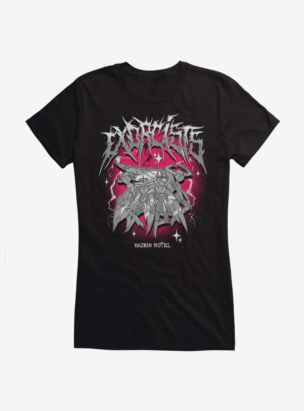 Hazbin Hotel Exorcists Metal Girls T-Shirt