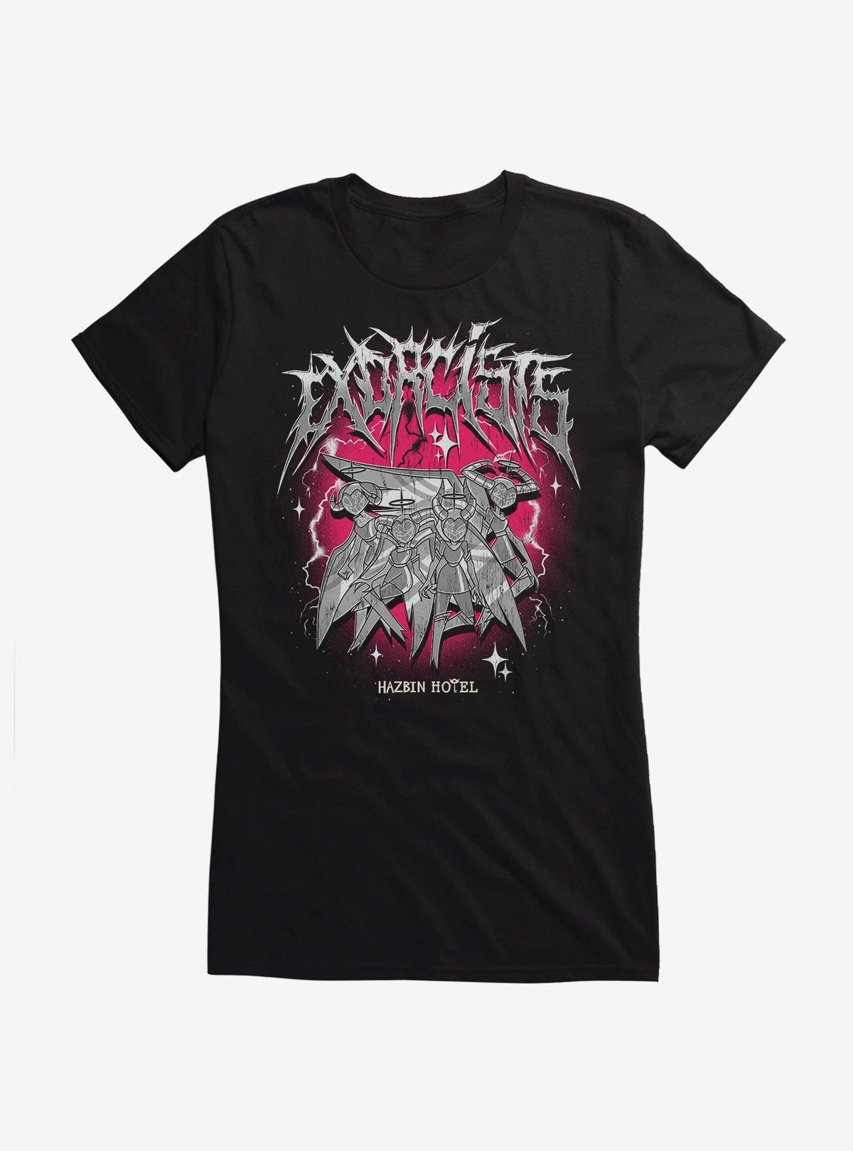Hazbin Hotel Exorcists Metal Girls T-Shirt