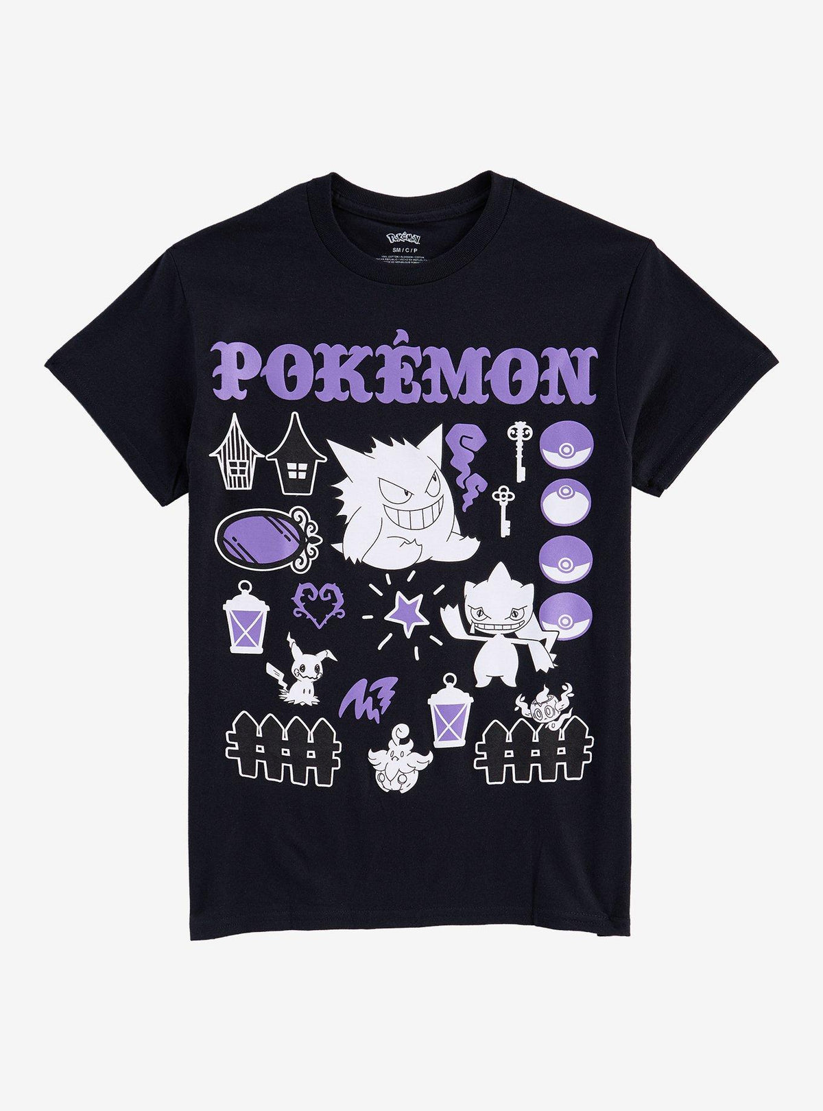 Pokémon Ghost-Type Collage T-Shirt