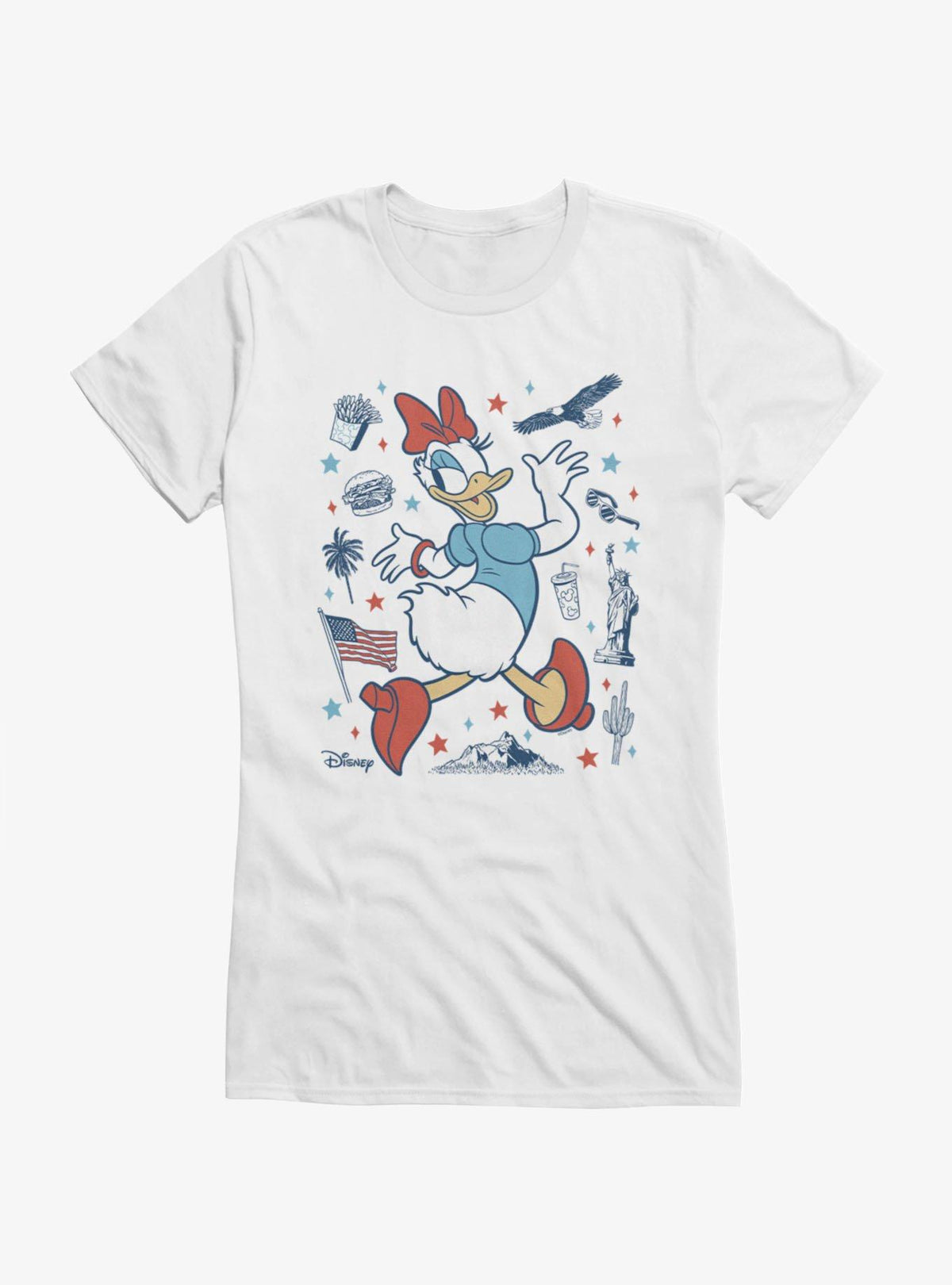Disney Mickey Mouse Daisy Duck Americana Girls T-Shirt