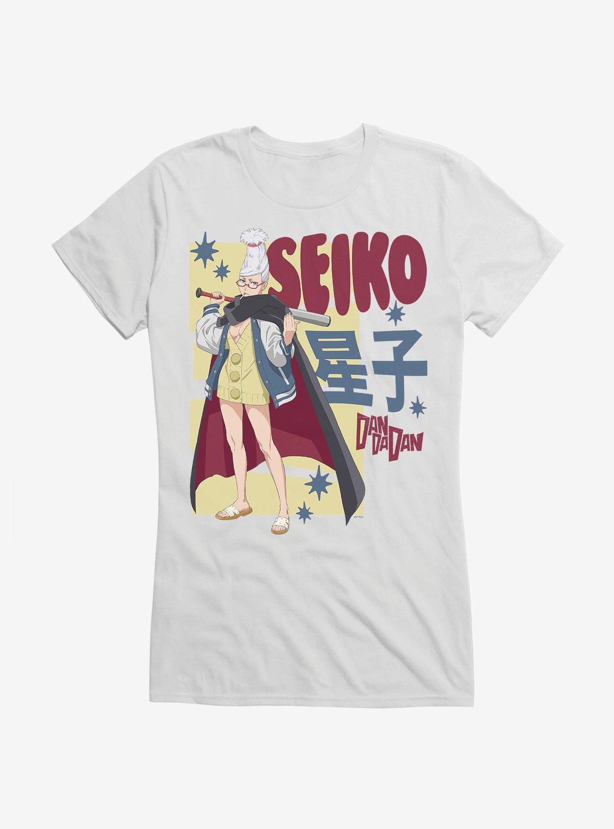 Dandadan Seiko Ayase Kanji Block Girls T-Shirt