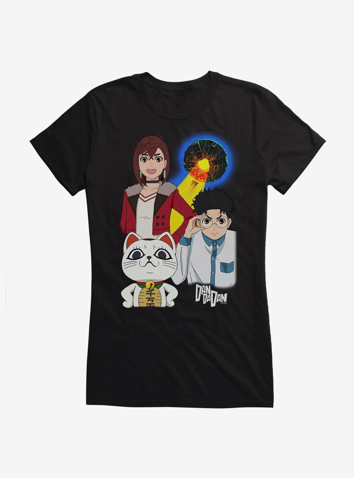Dandadan Momo Okarun Turbo Granny Main Trio Girls T-Shirt