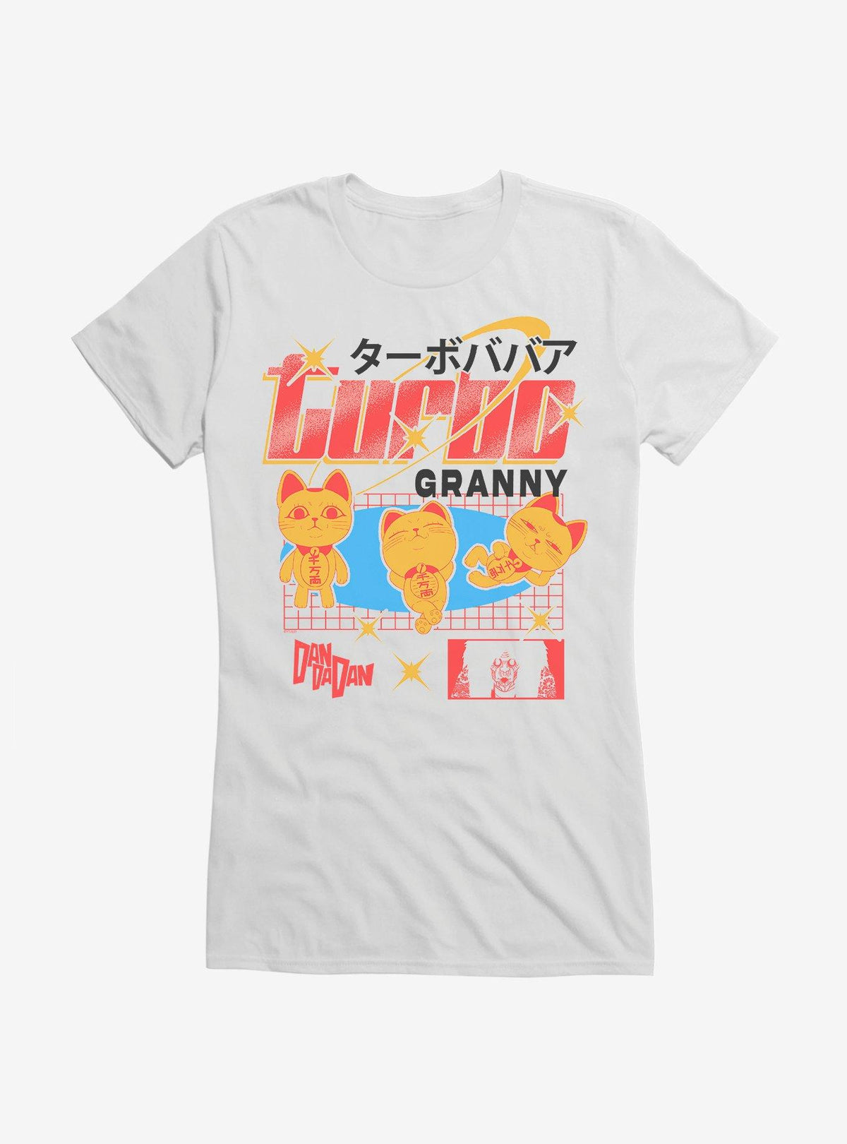 Dandadan Turbo Granny Cats Girls T-Shirt