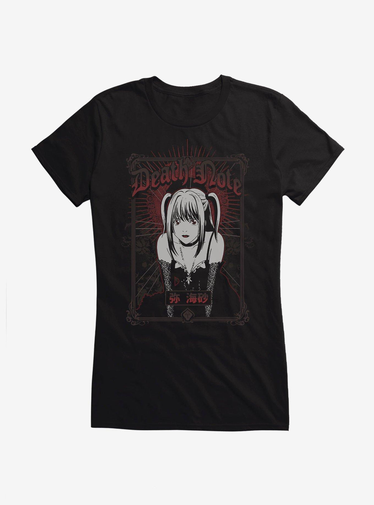 Death Note Framed Gothic Misa Girls T-Shirt