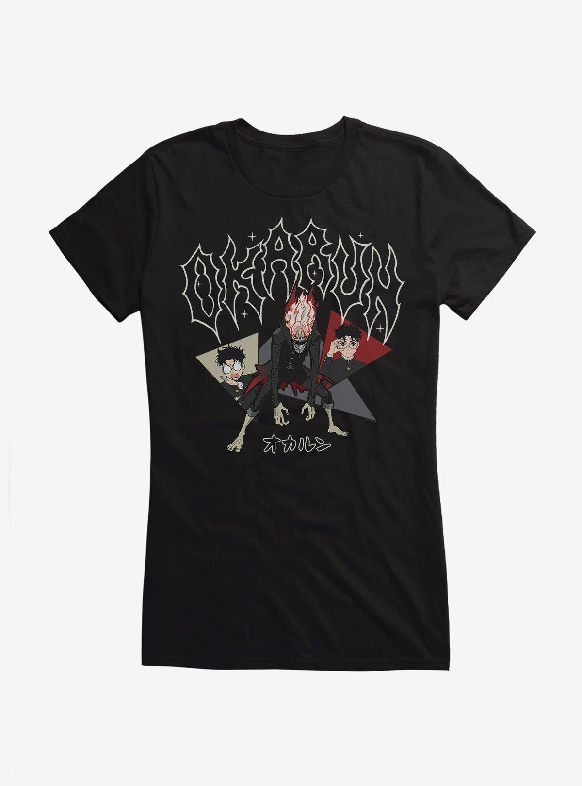 Dandadan Okarun Metal Faces Girls T-Shirt