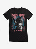 Death Note Light And Ryuk Shadows Girls T-Shirt