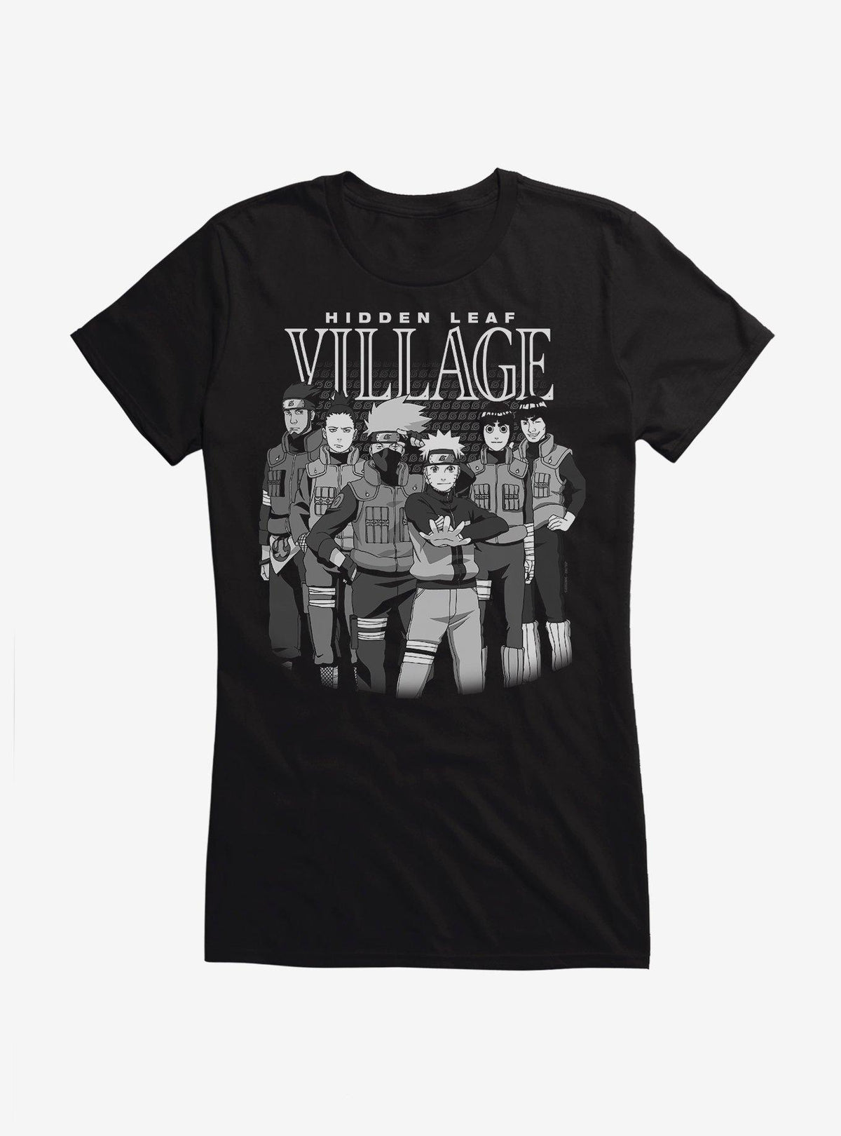 Naruto Shippuden Hidden Leaf Village Shinobi Girls T-Shirt