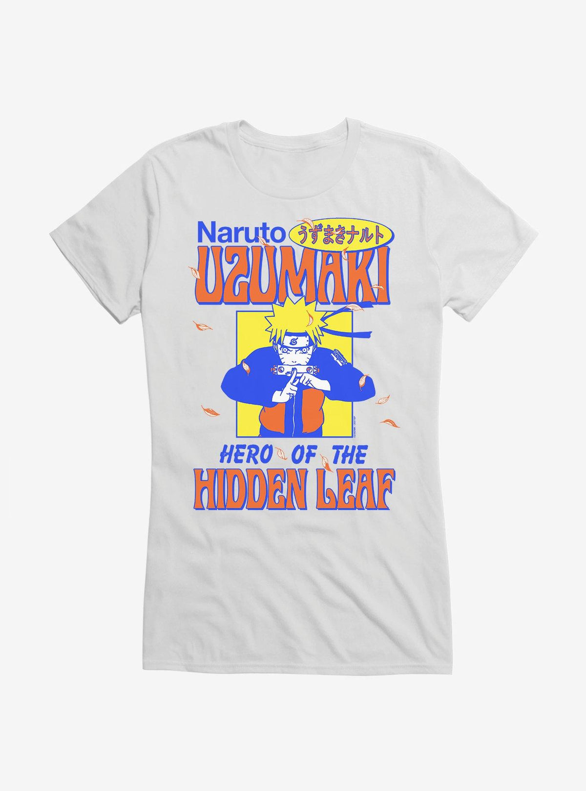 Naruto Shippuden Hero of the Hidden Leaf Naruto UzumakiGirls T-Shirt