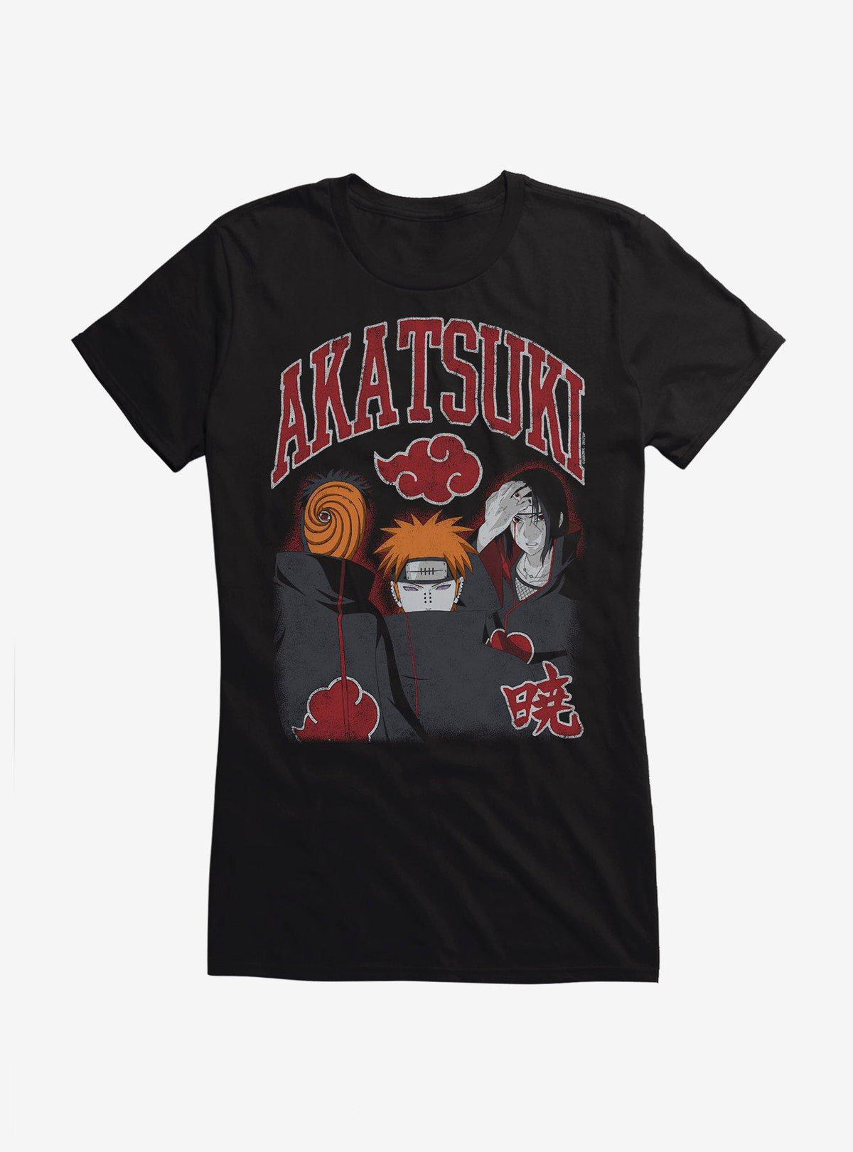 Naruto Shippuden Akatsuki Pain Itachi Tobi Girls T-Shirt