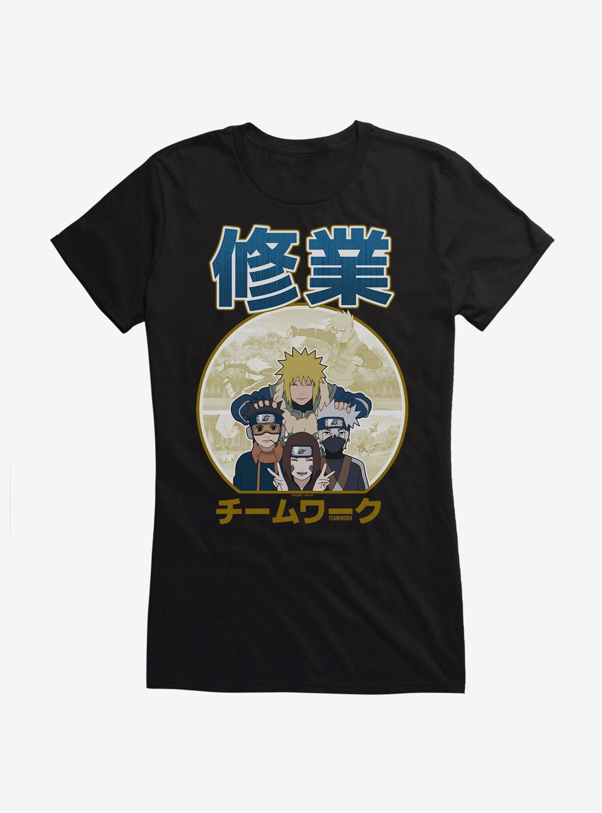 Naruto Shippuden Hidden Leaf Teamwork Girls T-Shirt
