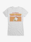 Dandadan Turbo Granny Lounging Cat Limited Color Girls T-Shirt