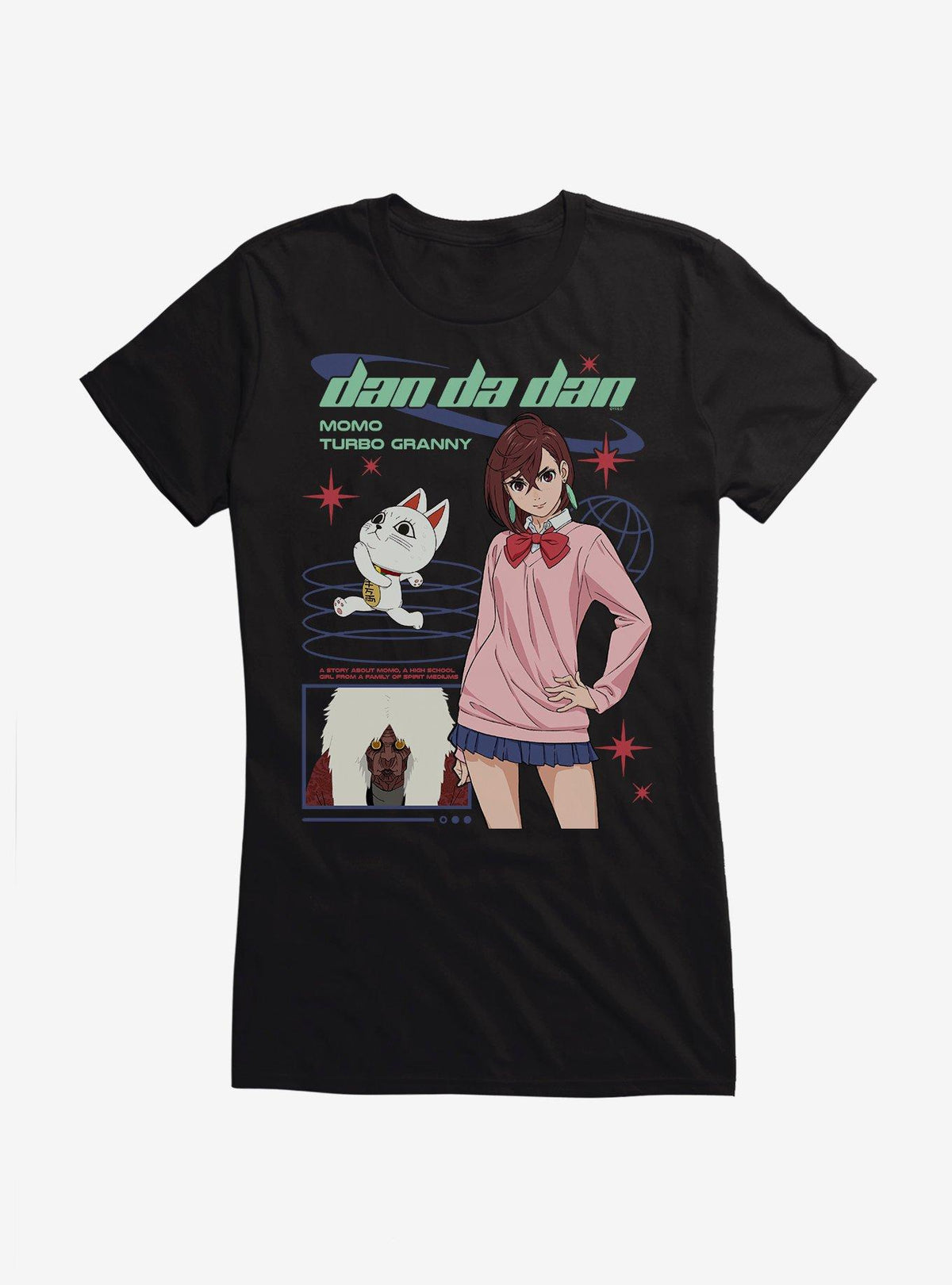 Dandadan Momo & Turbo Granny Y2K Girls T-Shirt