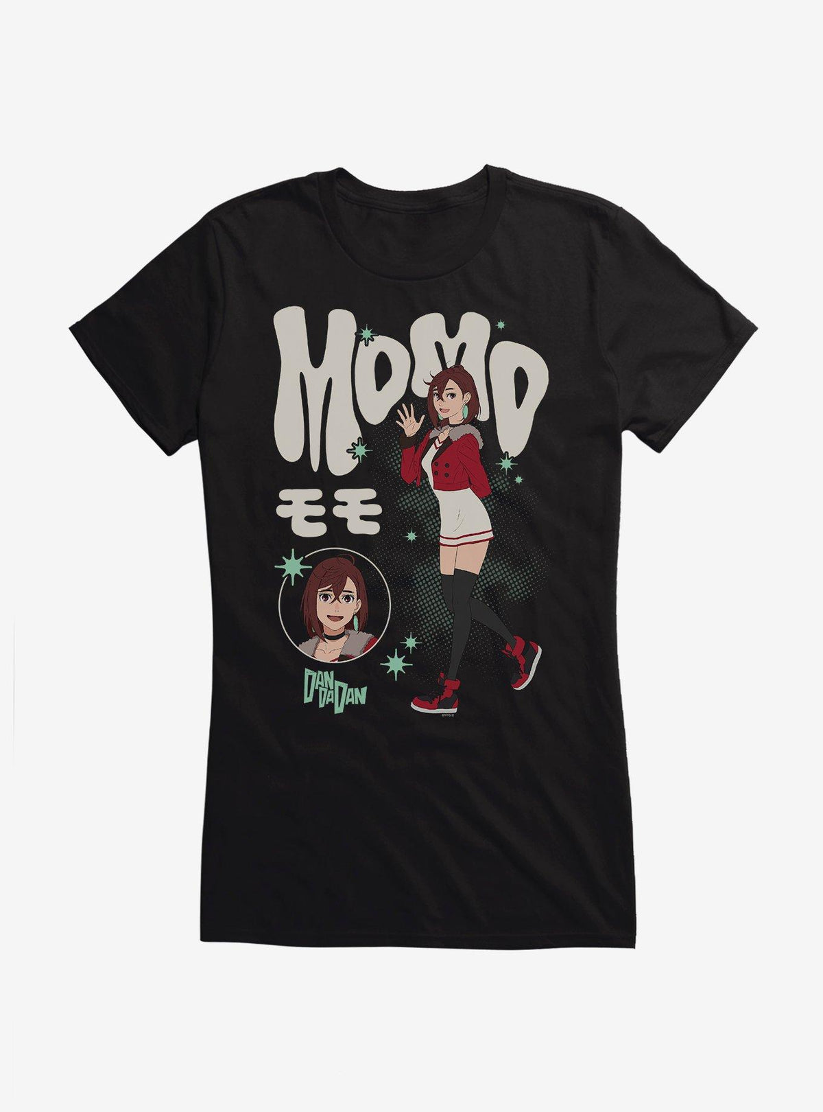 Dandadan Momo Collage Girls T-Shirt