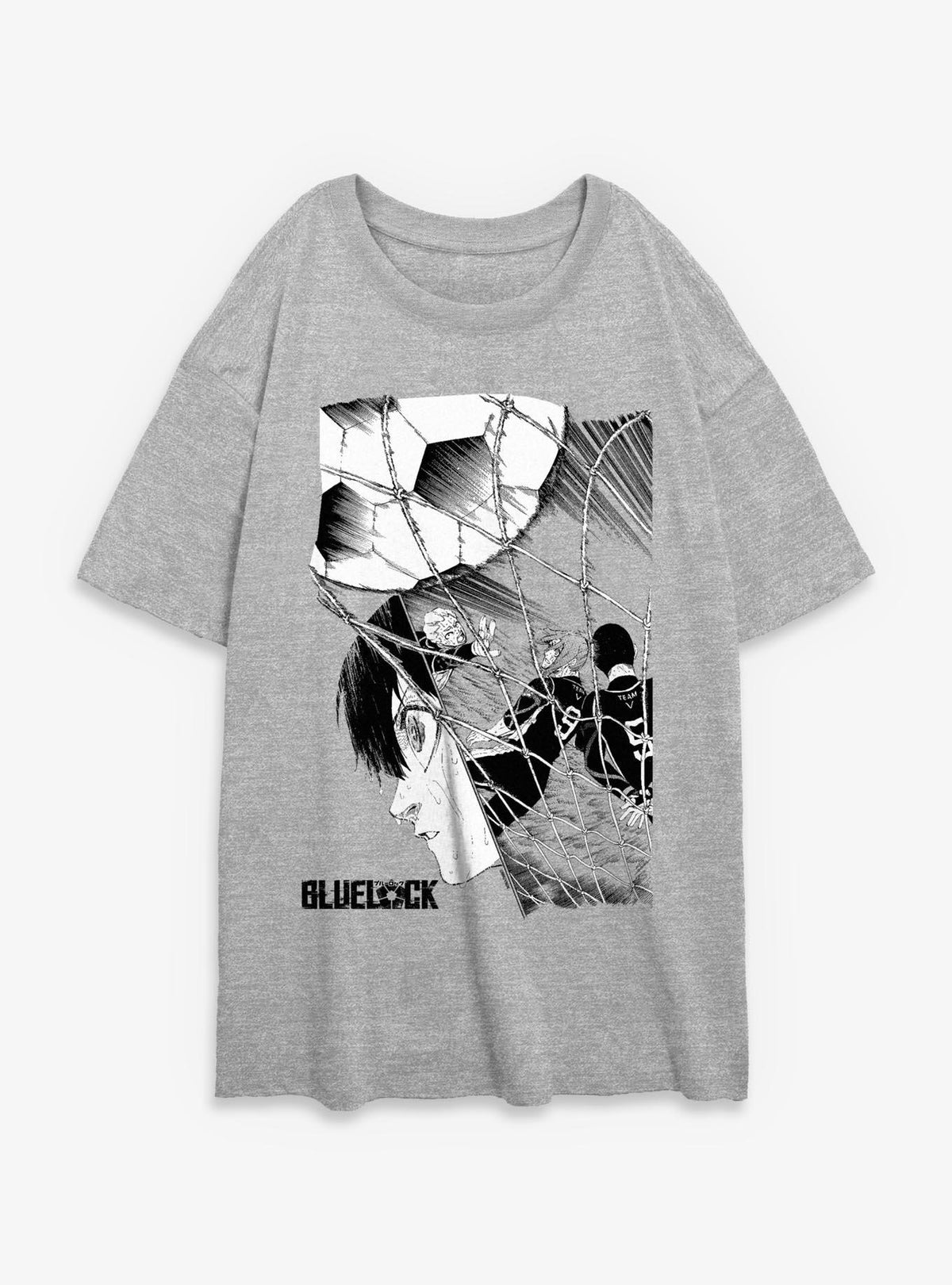 Blue Lock Goal! Girls Oversized T-Shirt