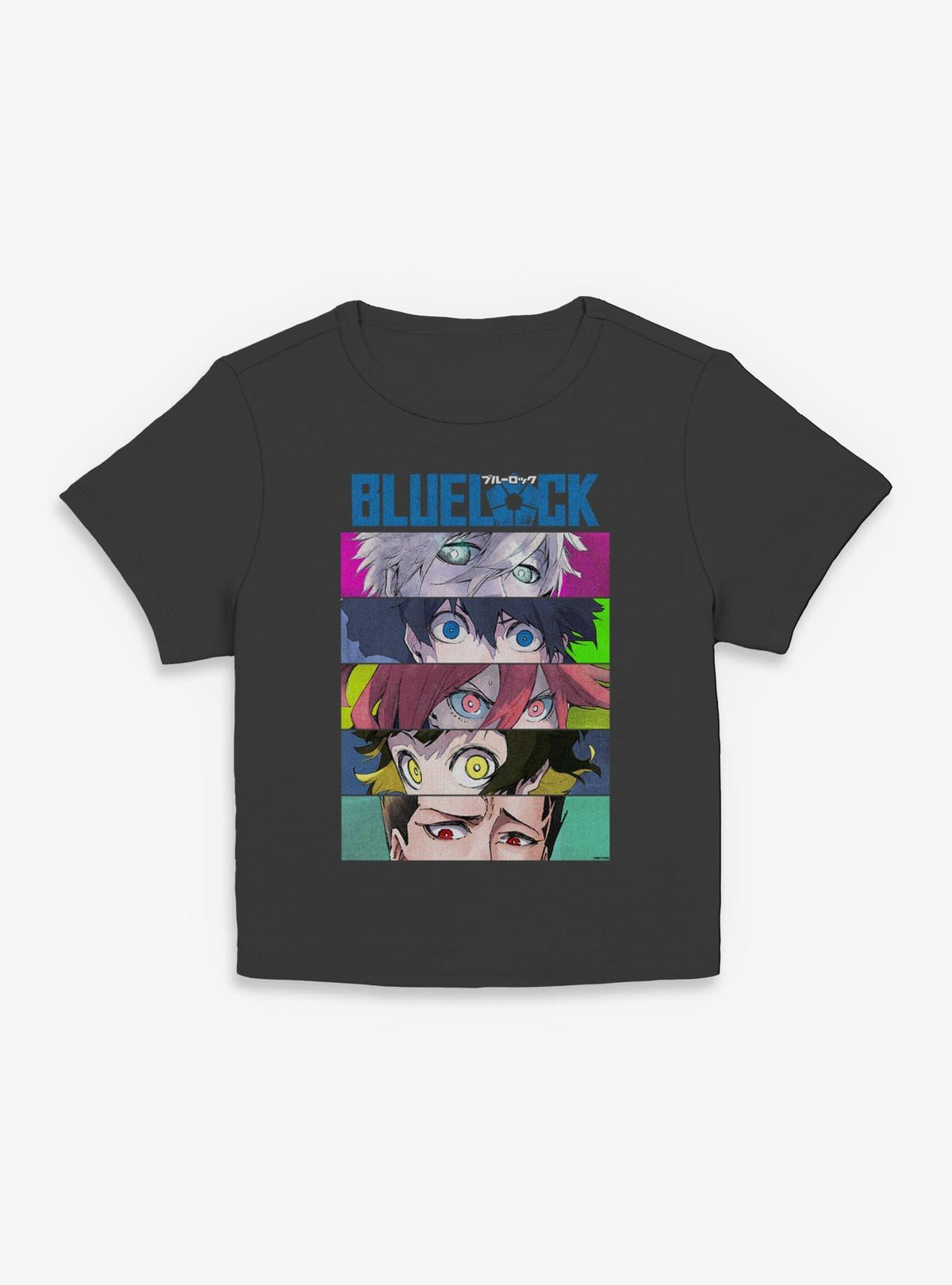 Blue Lock Eye Panels Girls Baby T-Shirt