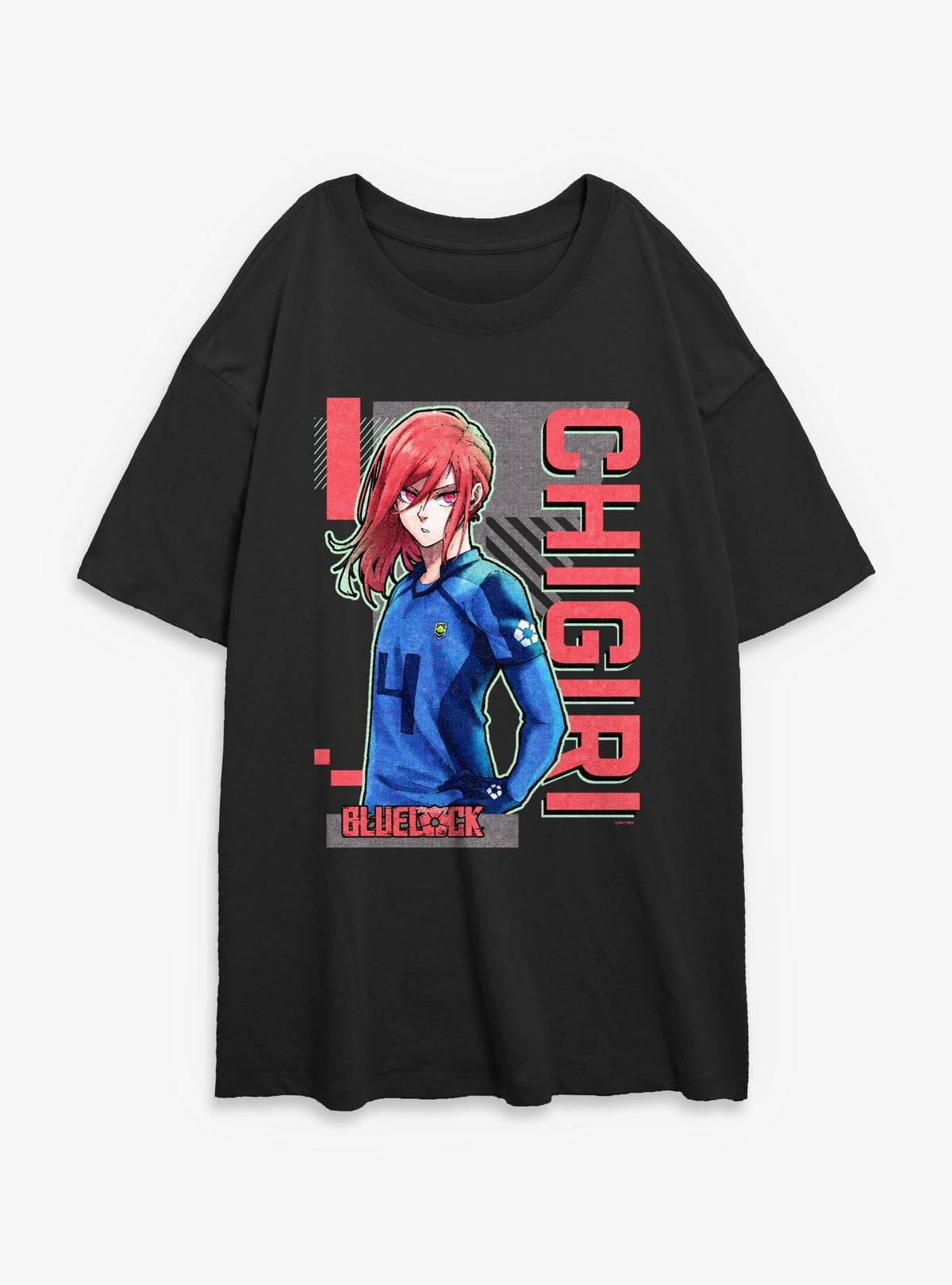 Blue Lock Chigiri Sporting Girls Oversized T-Shirt